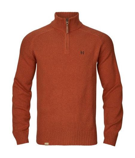 Vincent Merino v_neck Pullover Harkila orange