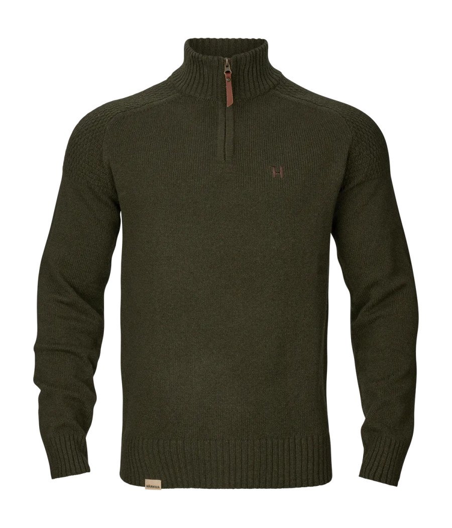 Vincent Merino v_neck Pullover Harkila orange